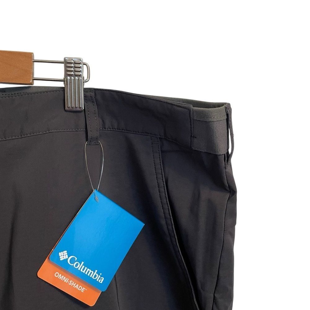 Columbia Omni Shade Active Fit Tech Trail II Pants Grey Size 40 NWT - Picture 2 of 7